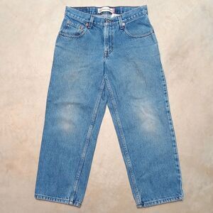 Levi's 550 Husky Jeans Boys Size 10 (Fits 29x25) Blue Relaxed Fit Straight Leg